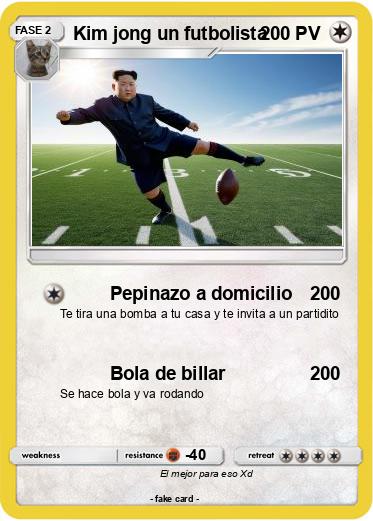 Pokemon Kim jong un futbolista
