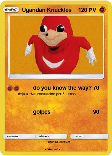 Pokemon Ugandan Knuckles