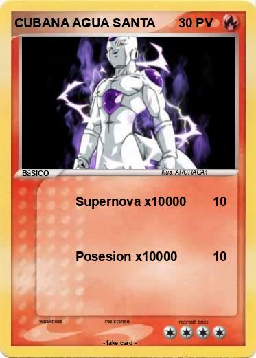 Pokemon CUBANA AGUA SANTA