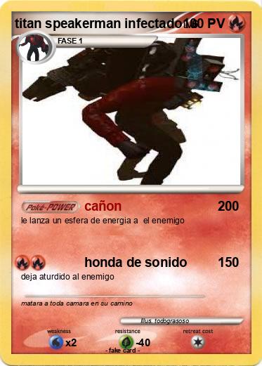 Pokemon titan speakerman infectado