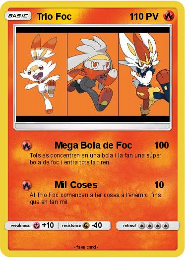 Pokemon Trio Foc