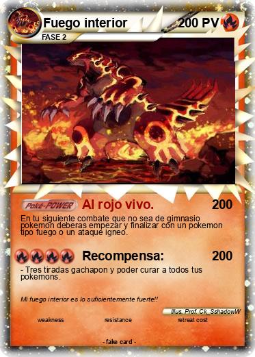 Pokemon Fuego interior