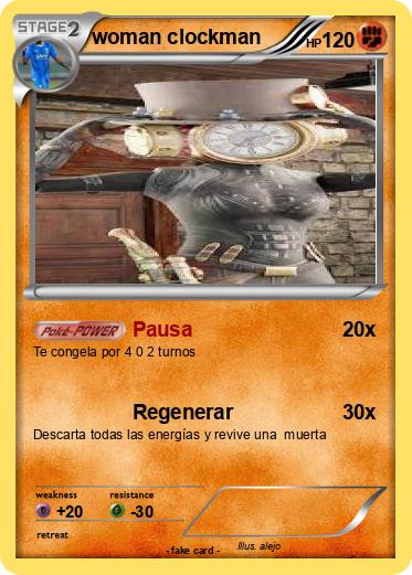 Pokemon woman clockman