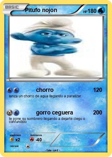 Pokemon Pitufo nojon