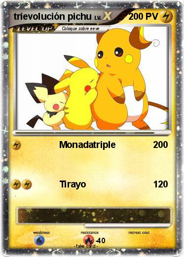 Pokemon trievolución pichu