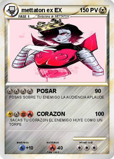 Pokemon mettaton ex EX