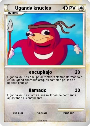 Pokemon Uganda knucles