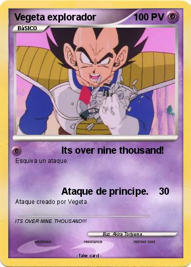 Pokemon Vegeta explorador