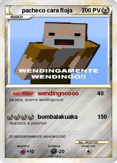 Pokemon pacheco cara floja