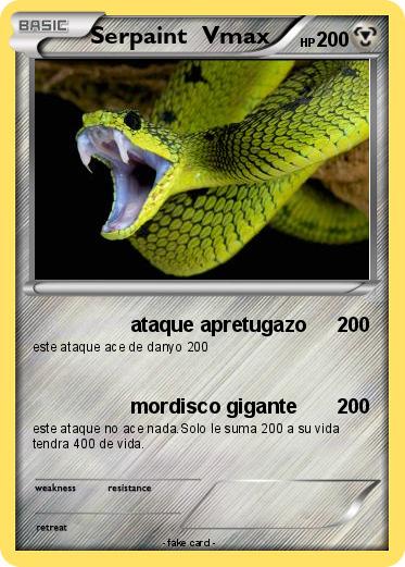 Pokemon Serpaint  Vmax