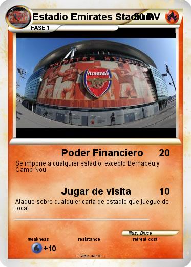 Pokemon Estadio Emirates Stadium