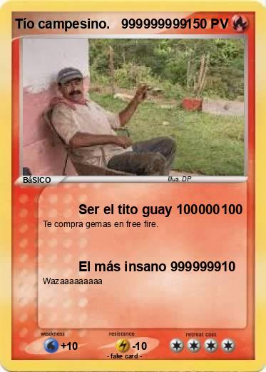 Pokemon Tío campesino.   999999999