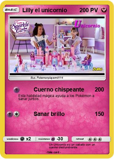 Pokemon Lilly el unicornio