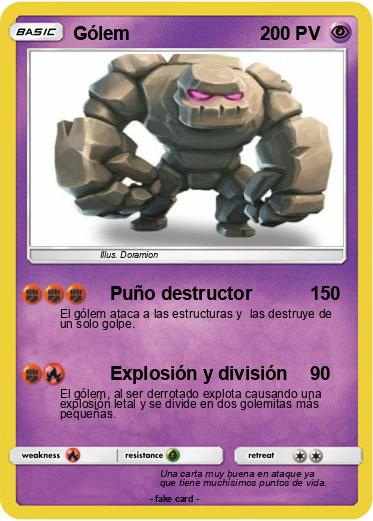 Pokemon Gólem