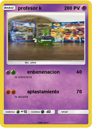 Pokemon profesor k