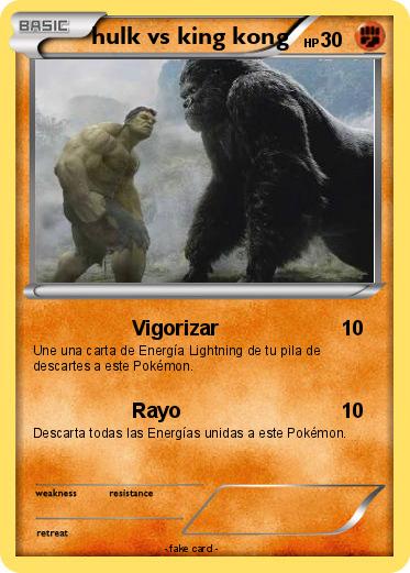 Pokemon hulk vs king kong