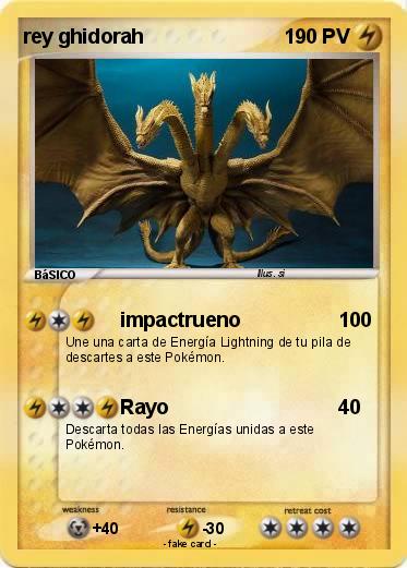 Pokemon rey ghidorah