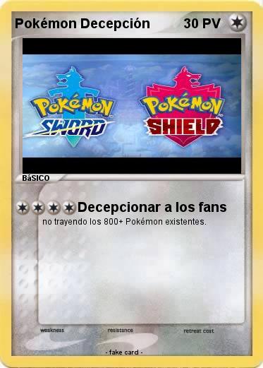 Pokemon Pokémon Decepción