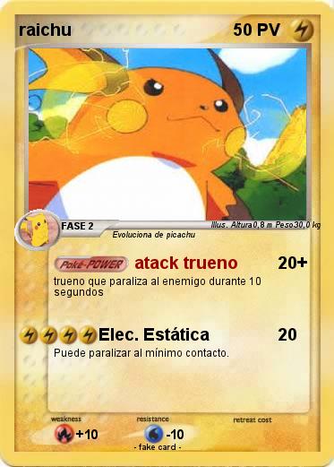 Pokemon raichu
