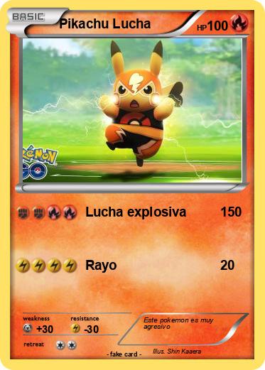 Pokemon Pikachu Lucha