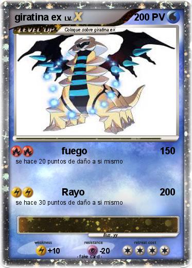 Pokemon giratina ex
