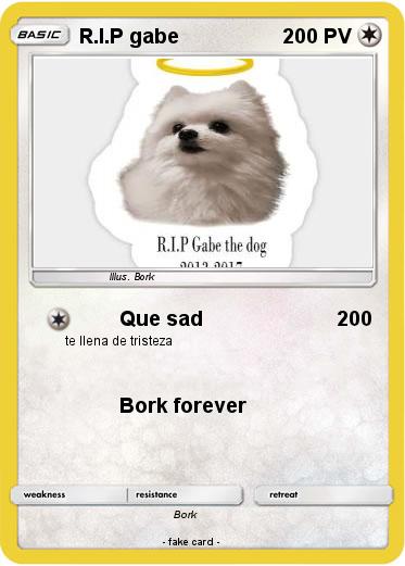 Pokemon R.I.P gabe