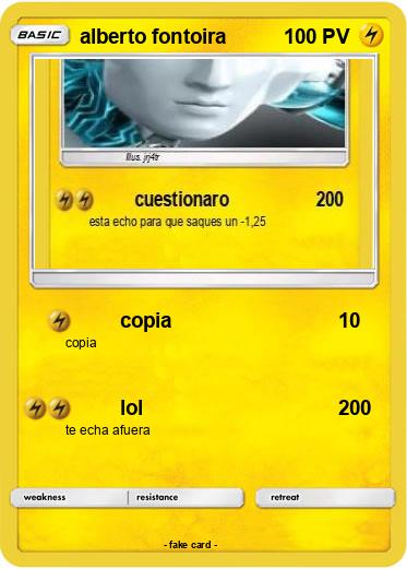 Pokemon alberto fontoira