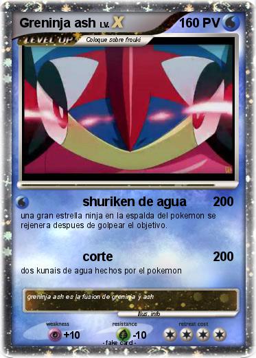 Pokemon Greninja ash