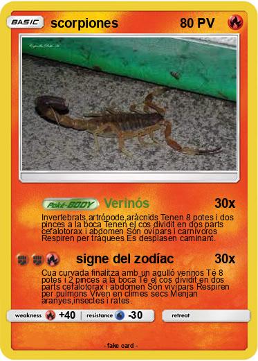 Pokemon scorpiones
