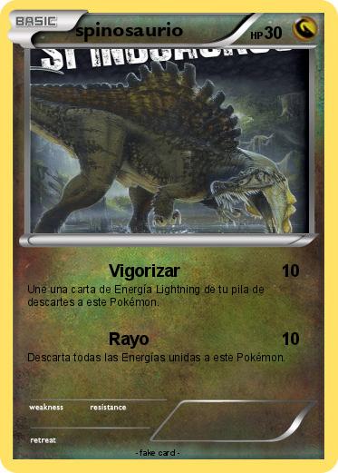 Pokemon spinosaurio