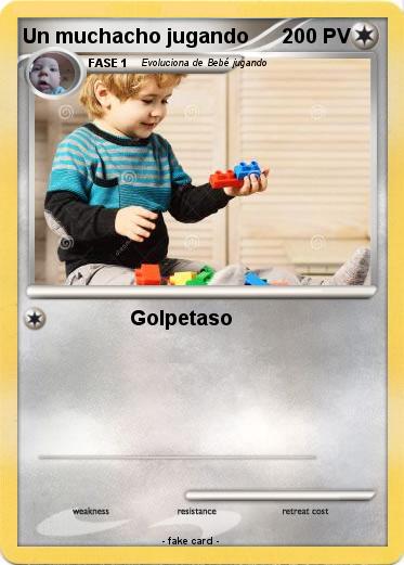 Pokemon Un muchacho jugando