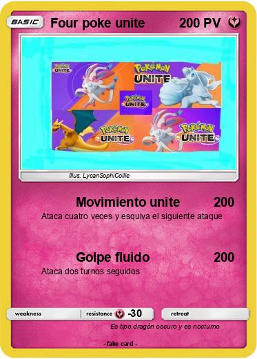 Pokemon Four poke unite
