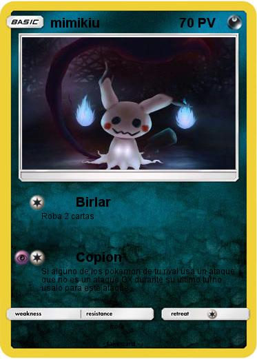 Pokemon mimikiu