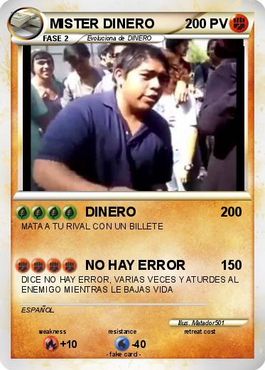 Pokemon MISTER DINERO