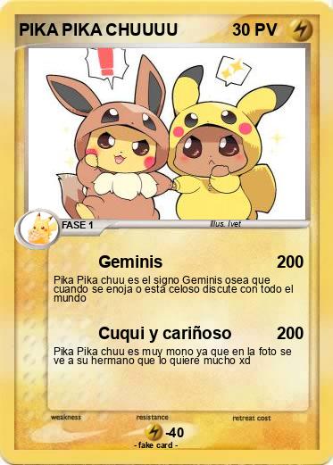 Pokemon PIKA PIKA CHUUUU