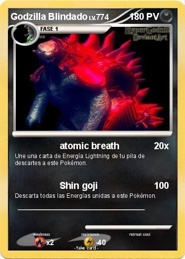 Pokemon Godzilla Blindado