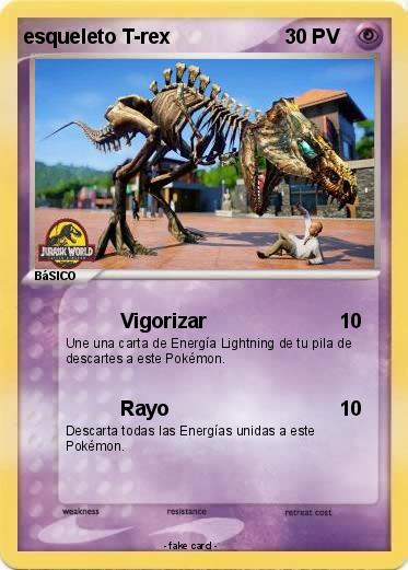 Pokemon esqueleto T-rex