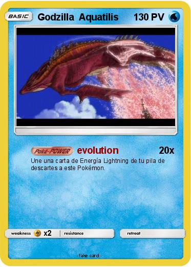 Pokemon Godzilla  Aquatilis