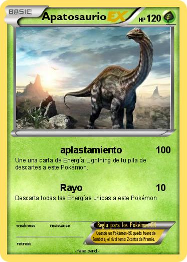 Pokemon Apatosaurio