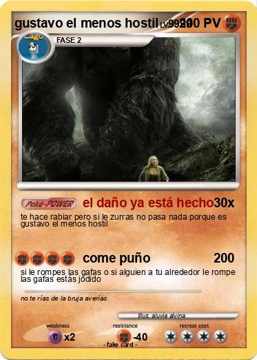 Pokemon gustavo el menos hostil