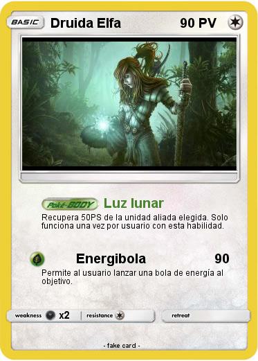 Pokemon Druida Elfa