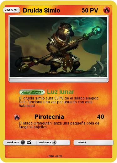 Pokemon Druida Simio