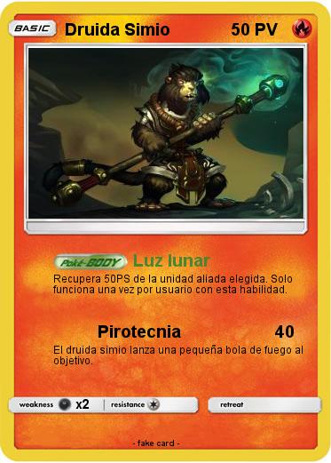 Pokemon Druida Simio