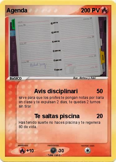 Pokemon Agenda