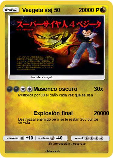 Pokemon Veageta ssj 50