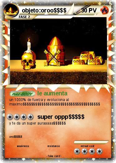 Pokemon objeto:oroo$$$$