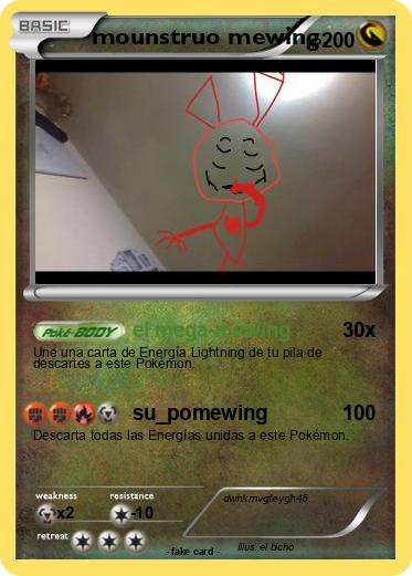 Pokemon mounstruo mewing