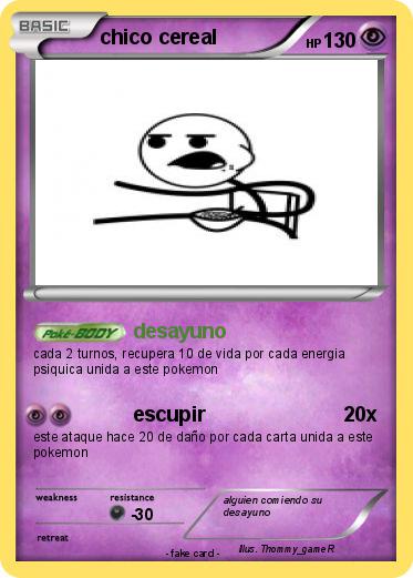 Pokemon chico cereal
