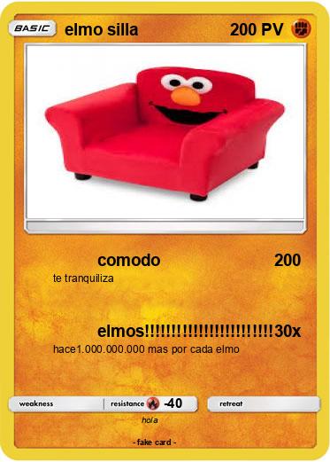 Pokemon elmo silla