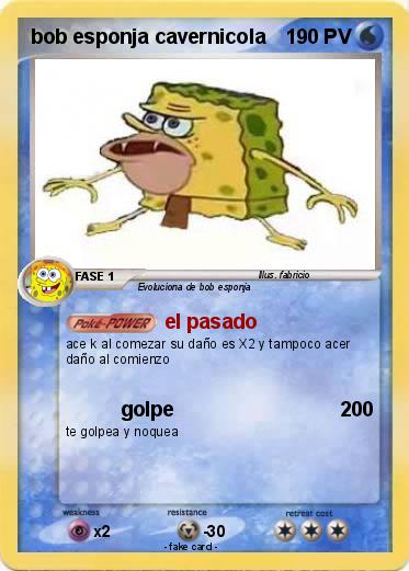 Pokemon bob esponja cavernicola